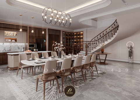 Bàn ăn gỗ óc chó BA - 27