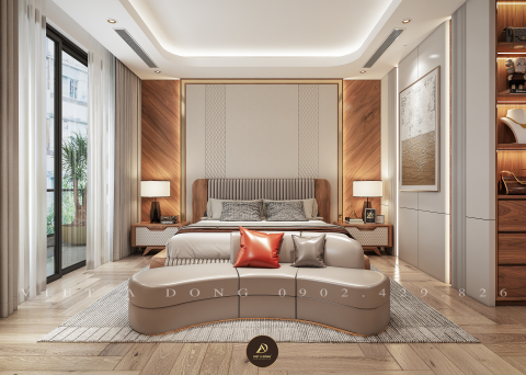 Giường ngủ gỗ óc chó GN-26