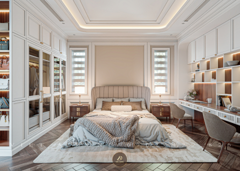 Giường ngủ gỗ óc chó GN-29