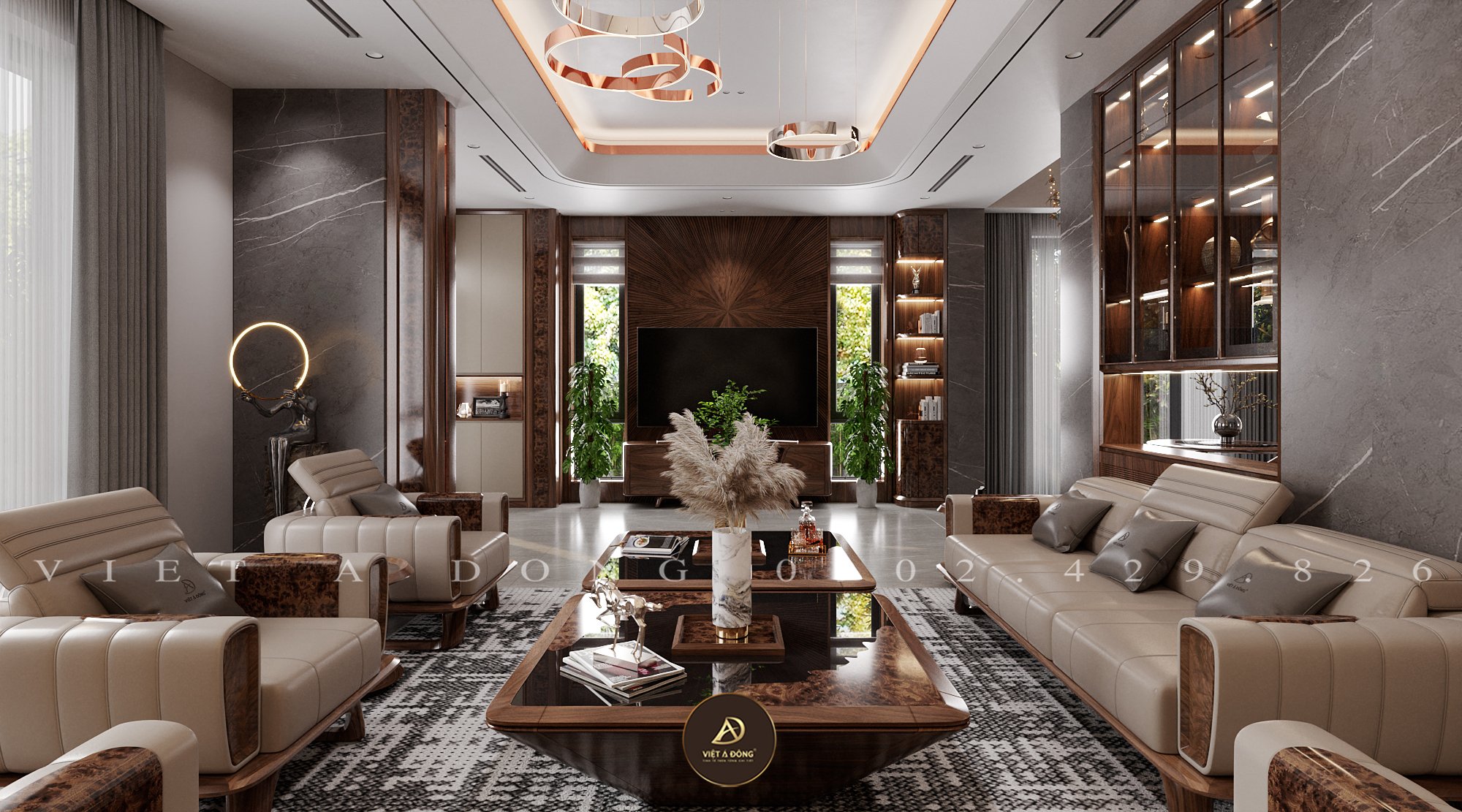 Ưu điểm sofa gỗ óc chó Việt Á Đông