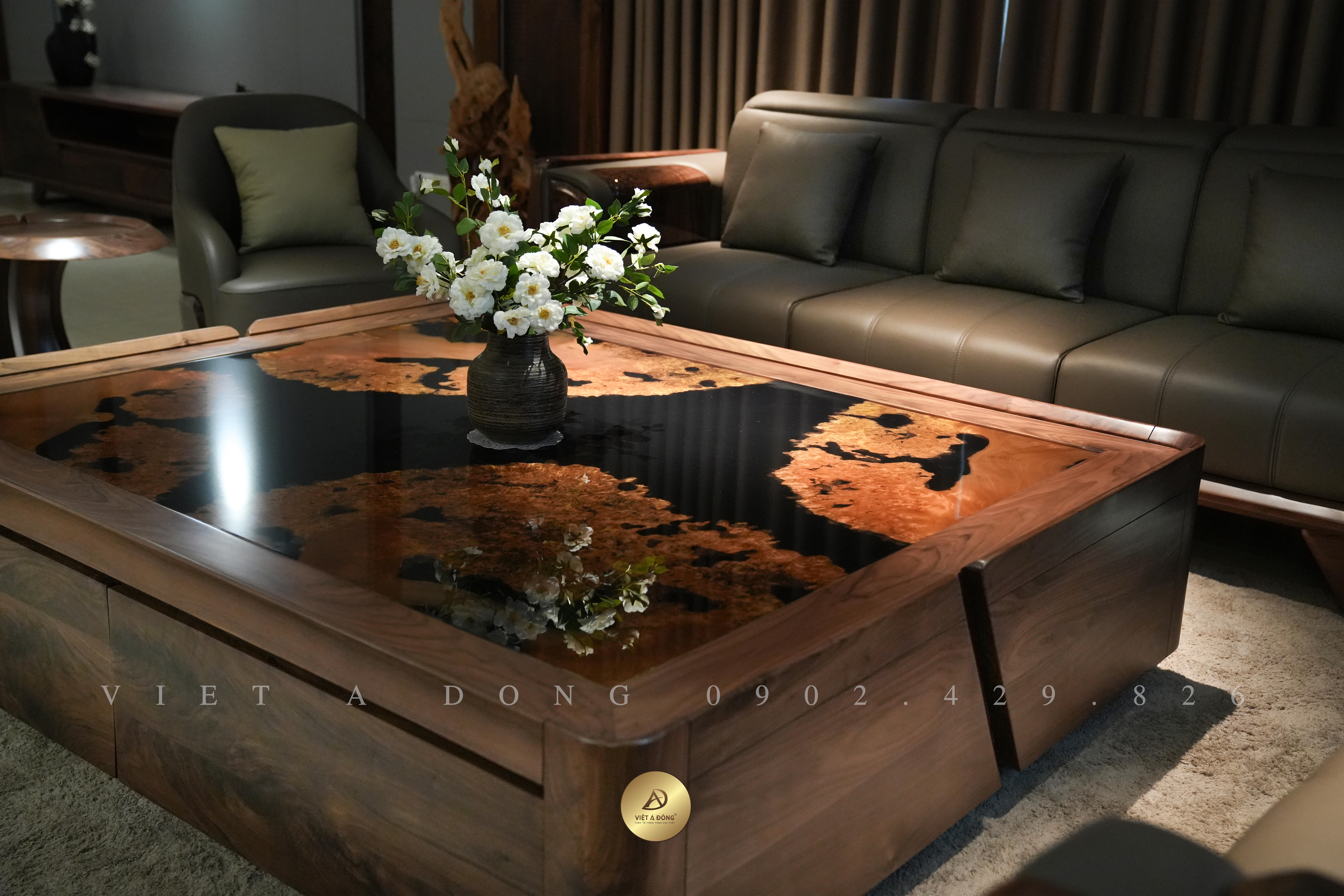 Ưu điểm sofa gỗ óc chó Việt Á Đông